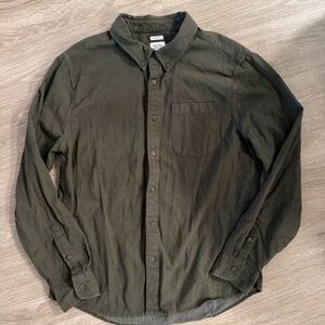 Bridge & Burn green long sleeve button down XL